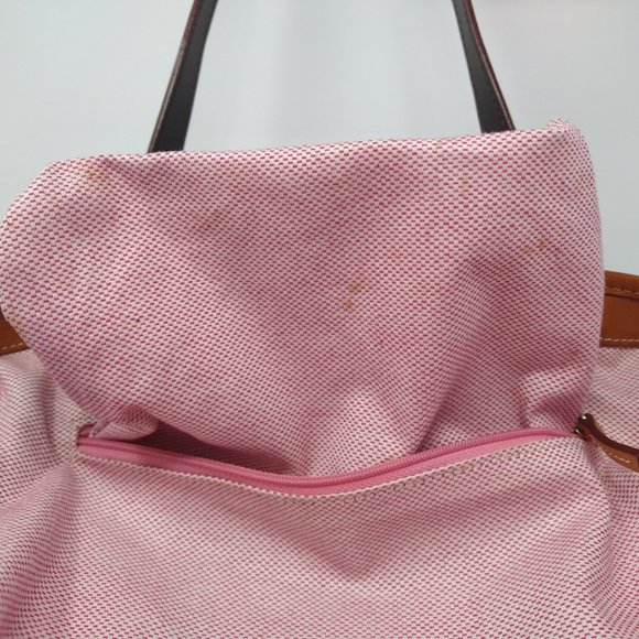 Women's Dooney & Bourke Giraffe Design Distressed Brown/Cream Bag w/Coin Pouch - Picture 15 of 16